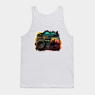 Retro Boombox Tank Top